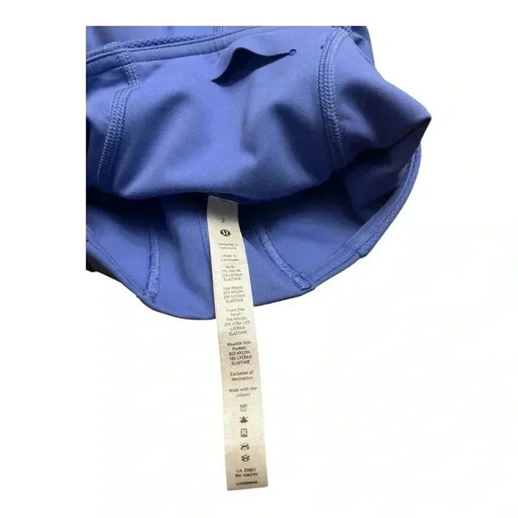Lululemon Everlux and Mesh SHR Blue High-Waisted Training Tight 25” LW5EWMS - Picture 4 of 8